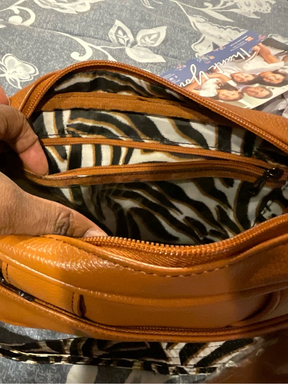 Lug Carousel VL Crossbody Bag, Copper Brown - Picture 5 of 8